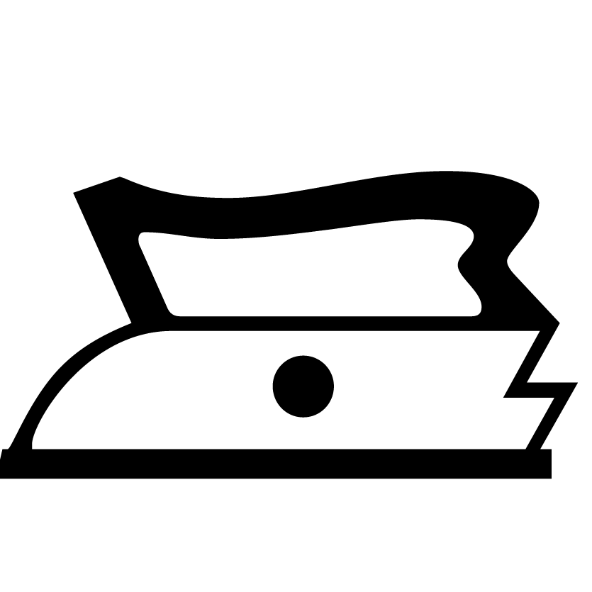 Bei schwacher Hitze bügeln