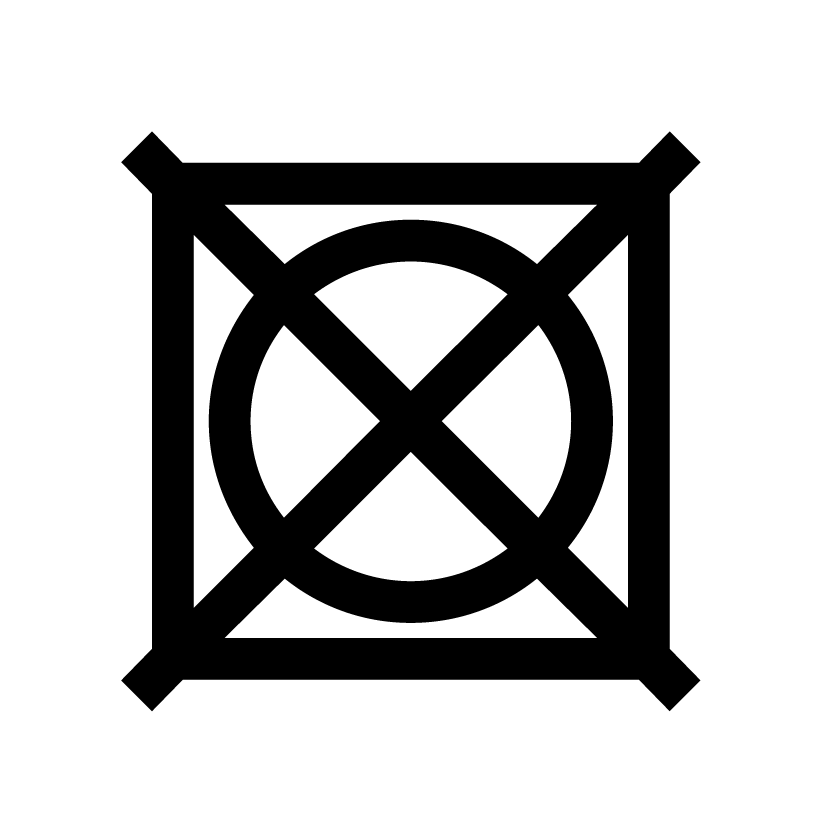 Nicht maschinell trocknen