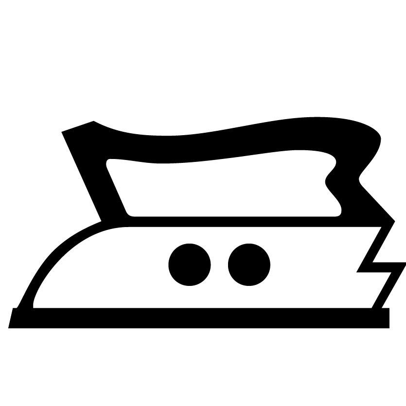 Bei mittlerer Hitze bügeln